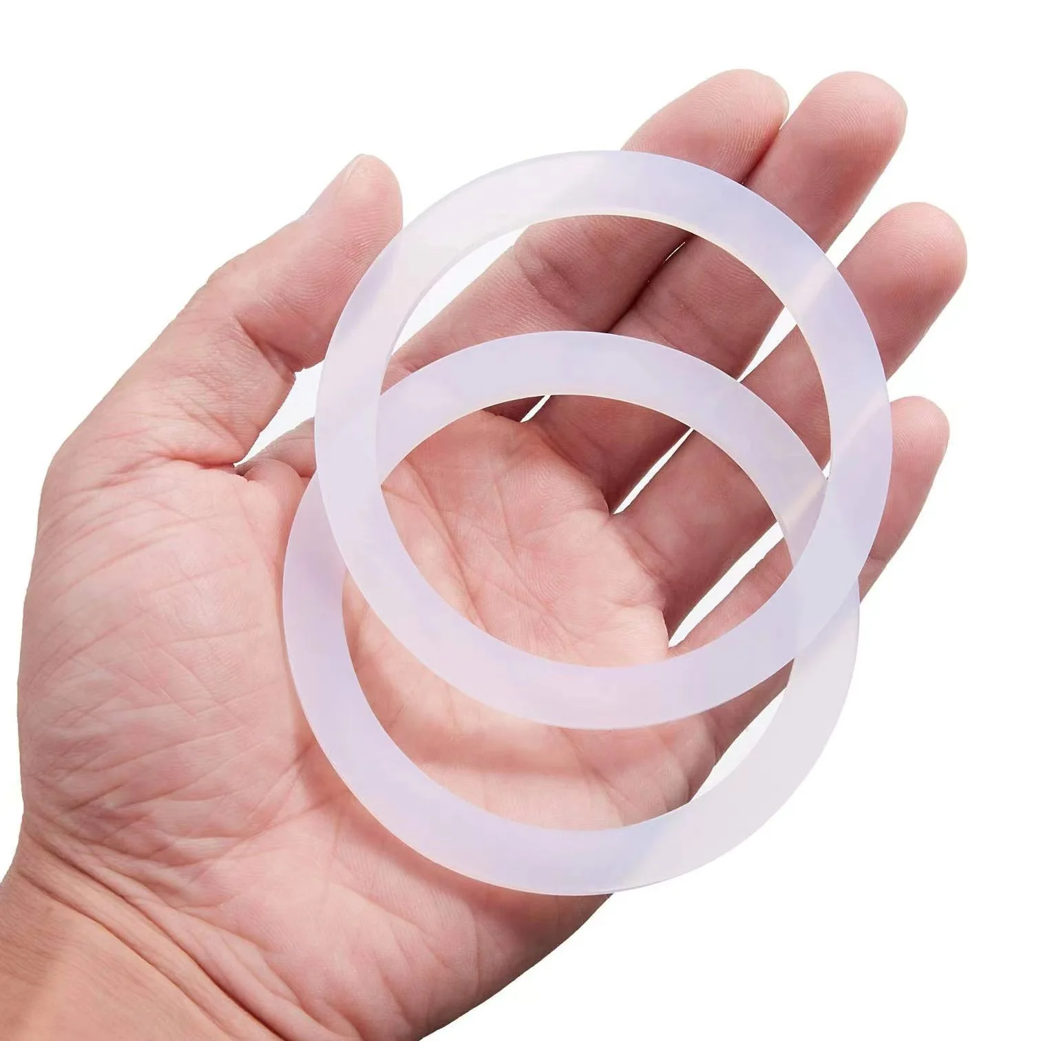 Factory transparent clear  silicone material rubber seal washer gasket
