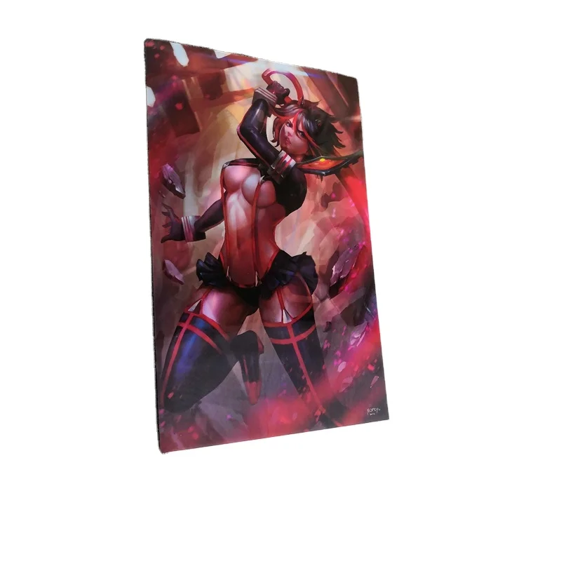 3D sexy nude poster printing 3d lenticular print poster for promotion