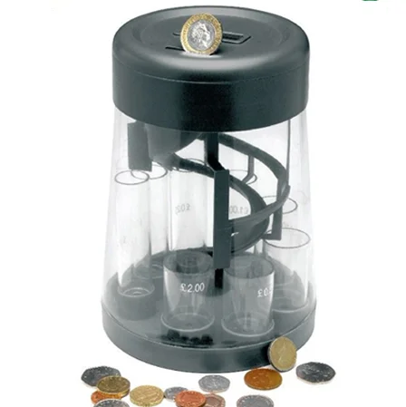 New design coins piggy bank for accrued savings money counter coin euro