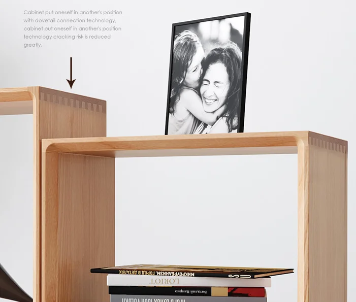 Home Floor Standing Black Walnut Wooden Storage Unit Magazine Rack Book Shelf Bookcases Organizer For Living Room Office Hotel