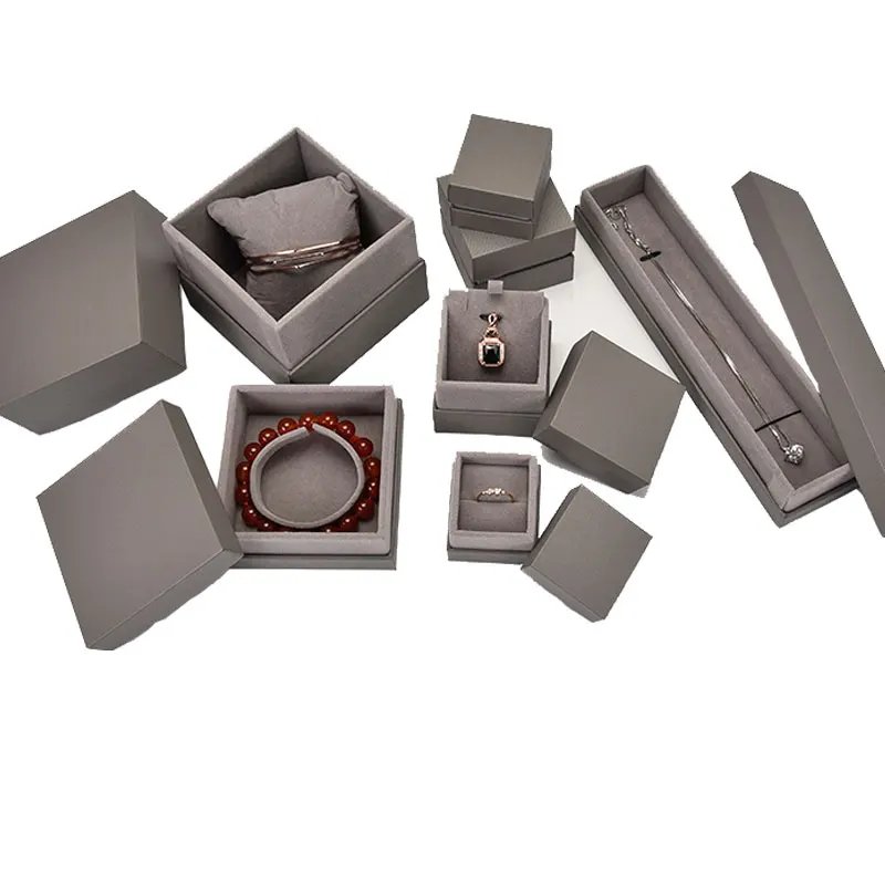 unique jewel paper box packaging set of jewelry custom logo display and packaging