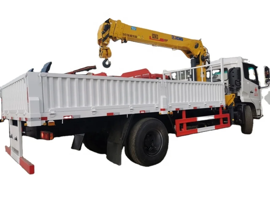 china hot sales 5ton  .6.3ton  dongfeng  crane truck boom truck mounted crane  right hand drive crane truck