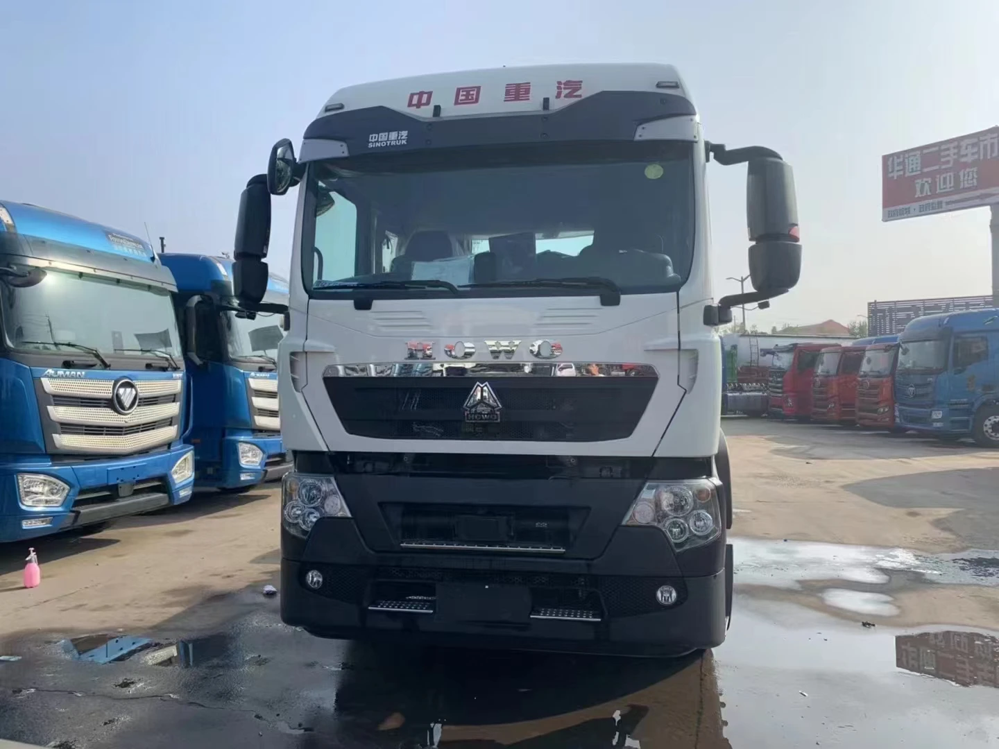 Новый двигатель HOWO TX460 6x4 Weichai 460 лошадиных сил дизельная механическая коробка передач левое рулевое управление пневматическая подвеска сиденье водителя Евро 3