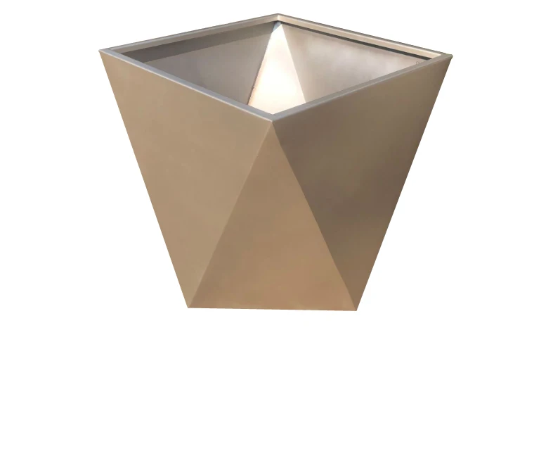 Stainless steel shaped flower box garden landscape street tree pond flower pot