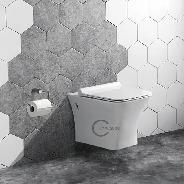 European Modern Wall Hung Wc Toilet Sanitary One Piece for Apartment Bathroom