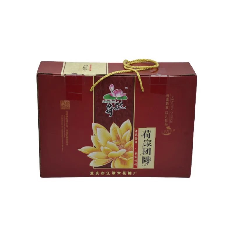 
2.6kg Chinese Snack Food Natural Crispy Rice Cracker With Gift Box Packaging 