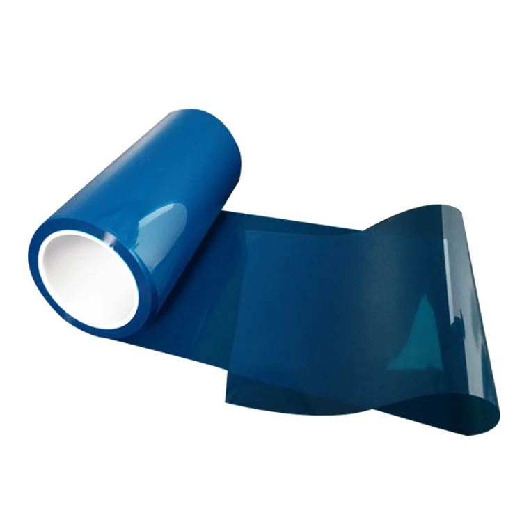 
75 Micron Blue Silicone Coated PET Release Film For Electronic Die Cutting 