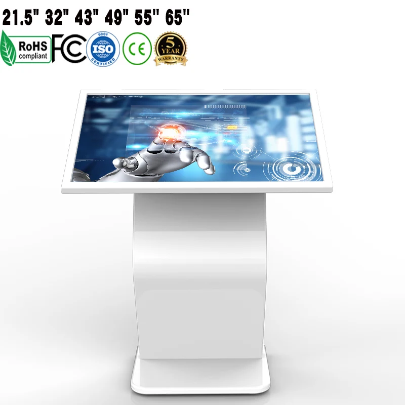 21 5 32 43 49 55 65 дюймов LCD Digital Signage и дисплеи HD lcd киоск 4k внутренний рекламный плеер сенсорный экран
