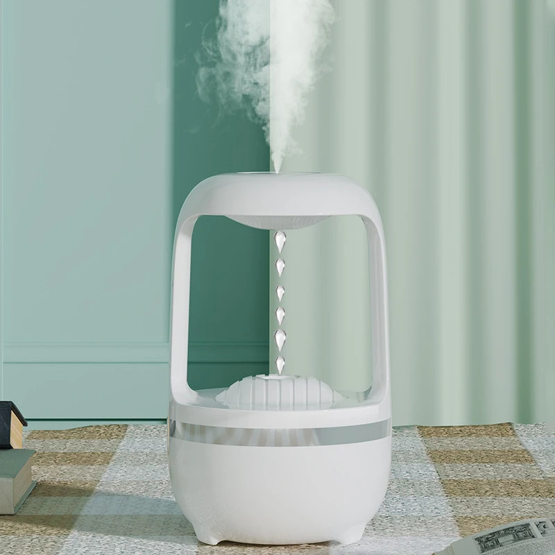 Mini Humidifiers for Home Ultrasonic 500ml Small Cool Mist Air Humidifier Waterless Auto-Off