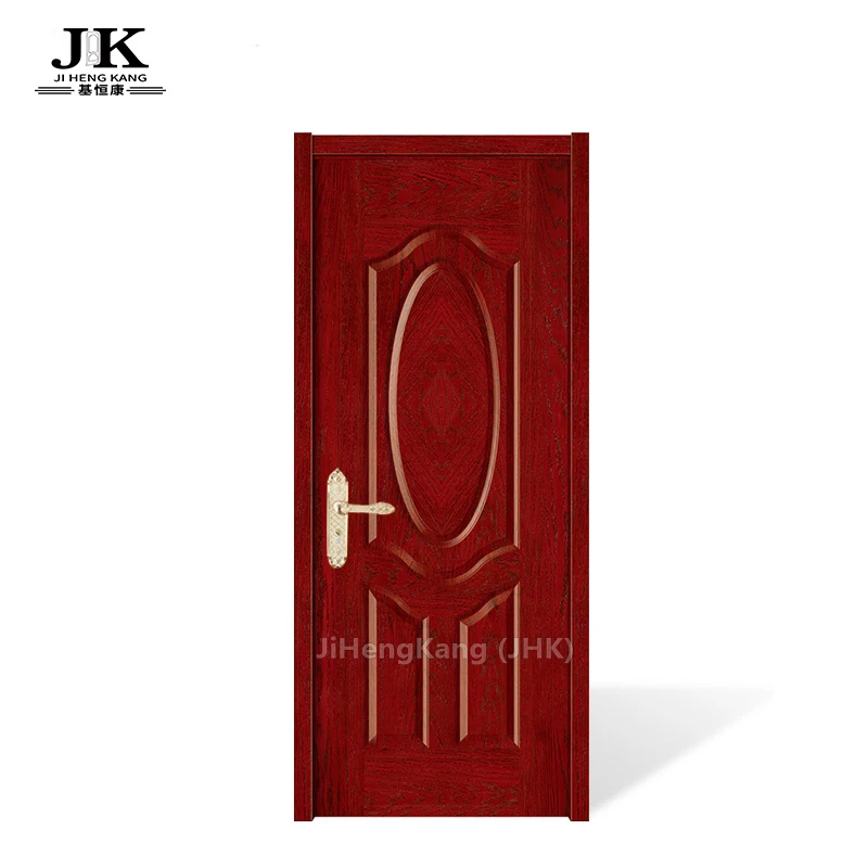 JHK-003 Wooden Single Main Door Design Wood Molded Door