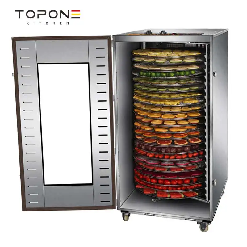 Automatic rotation Drying fruit vegetable dehydrator dryer for fish dried machine