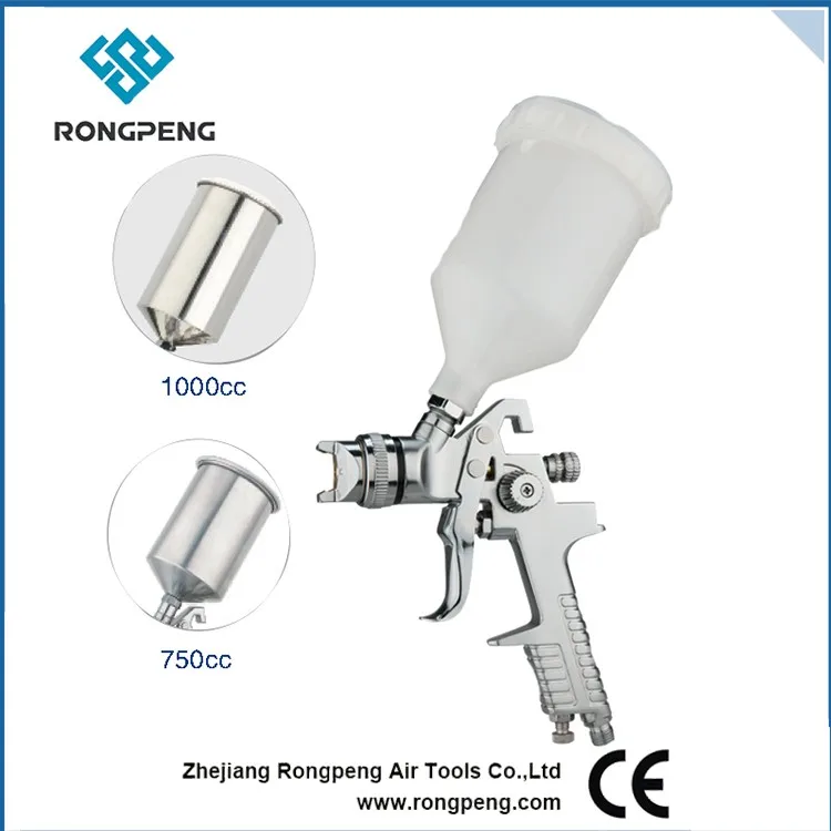 RONGPENG H-827A Professional HVLP Air Spray Gun Gravity Feed Gun Automotive Spray Paint For Cars And Wooden Painting