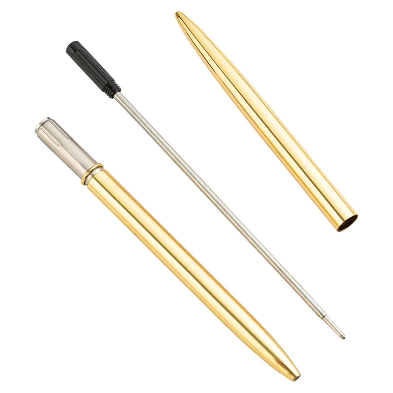 
Bullet Shape Pen For Office School Business Supply Metal Ballpoint Pen 