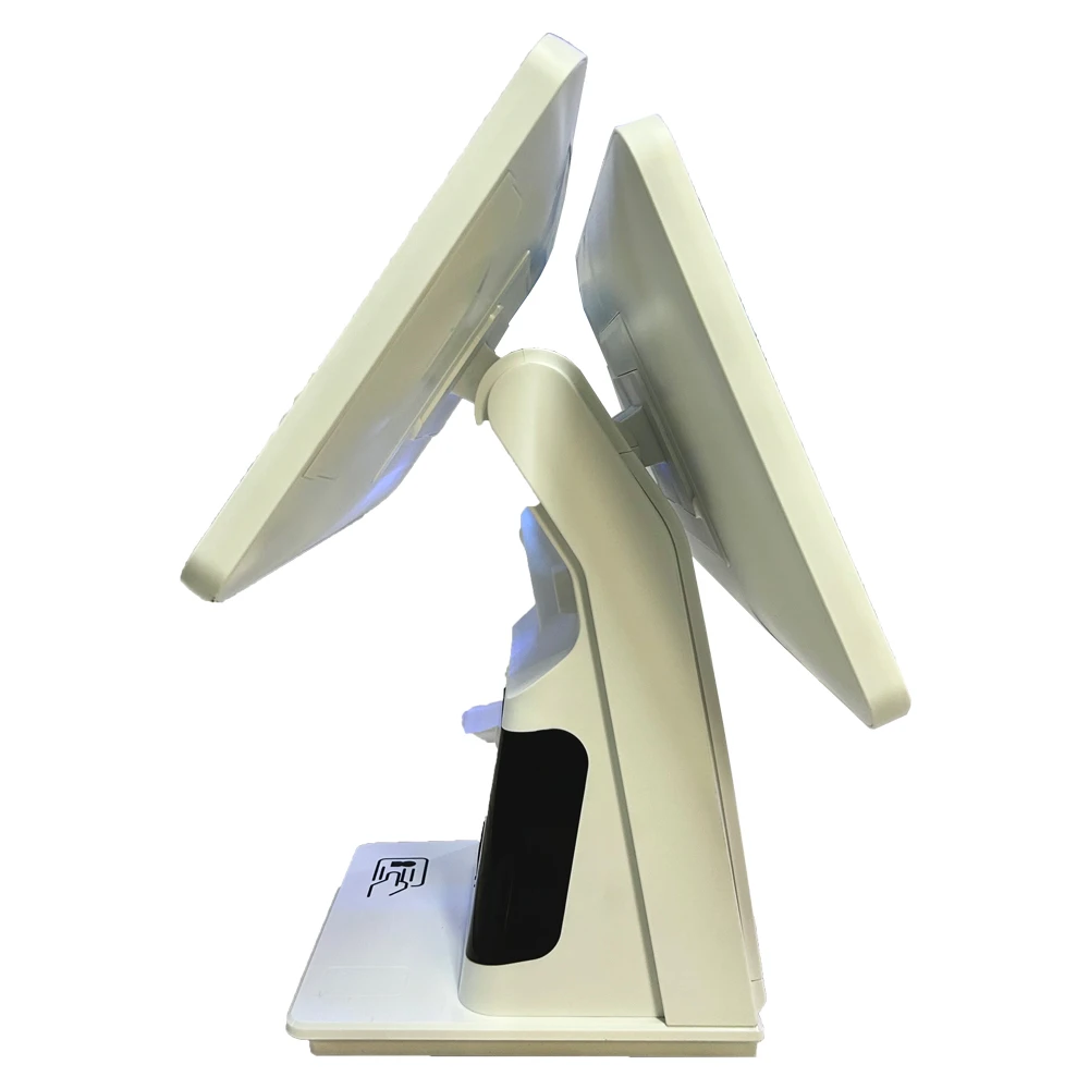 Dual Screen touch screen pos machine terminal windows PC computer android cash register pos printer all in one for restaurants