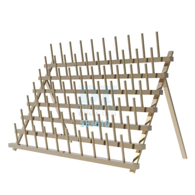 Sewing rack metal sewing thread display rack counter braiding hair rack