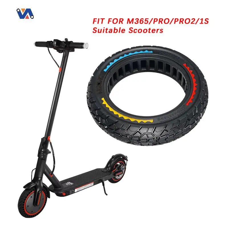 New Image New Arrival Scooter Tire 8.5*2.0 Off Road Solid Tire 3 color #34 For Xiaomi E-Scooter Spare Parts Wheel Solid Tire
