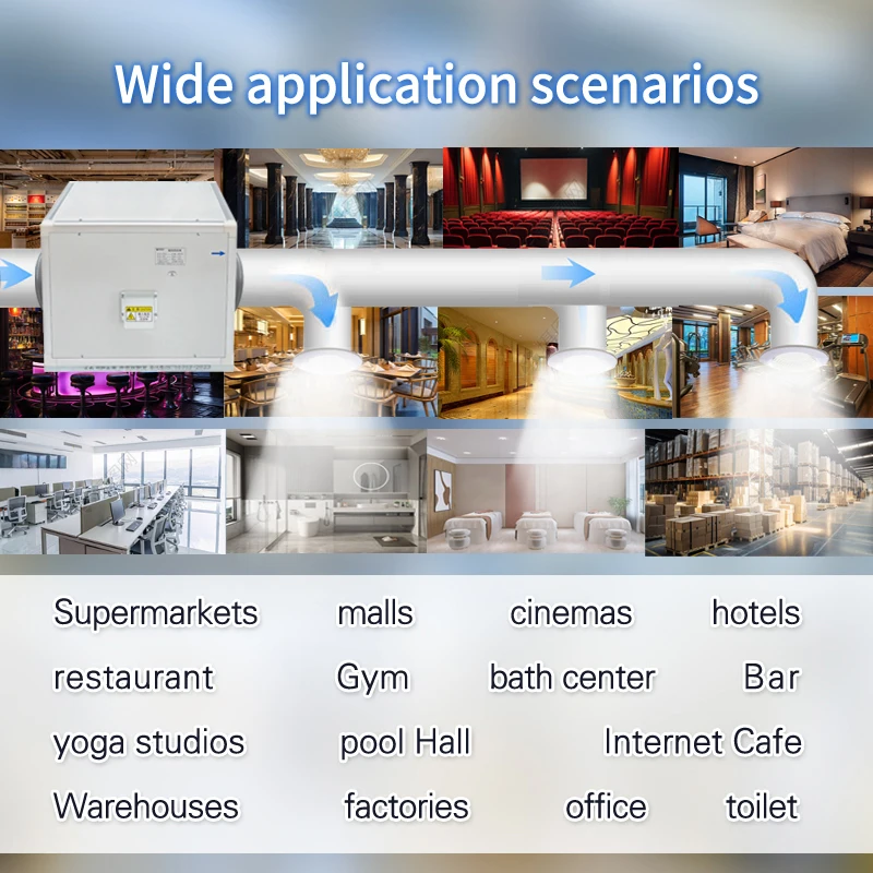 safety top quality low noise cabinet-type fresh air ventilator anticorrosion centrifugal duct fan