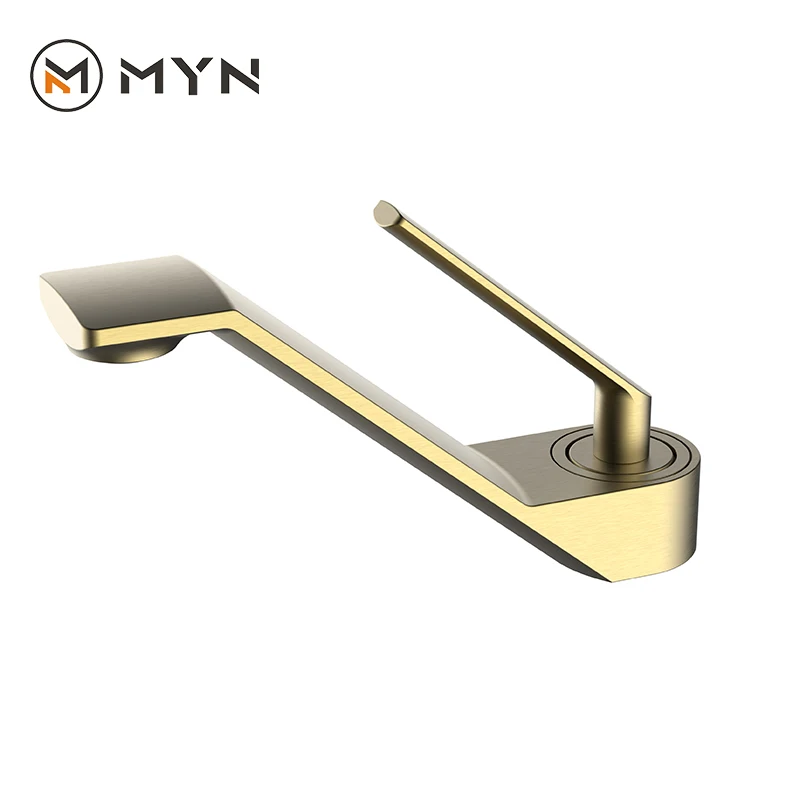 Single Handle Hole Gold Bathroom Basin Sink Taps Mixer Faucet For Bathroom