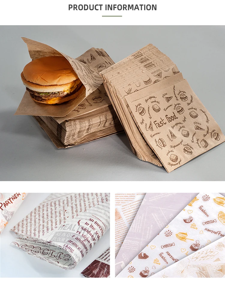 Burger Wrap Paper