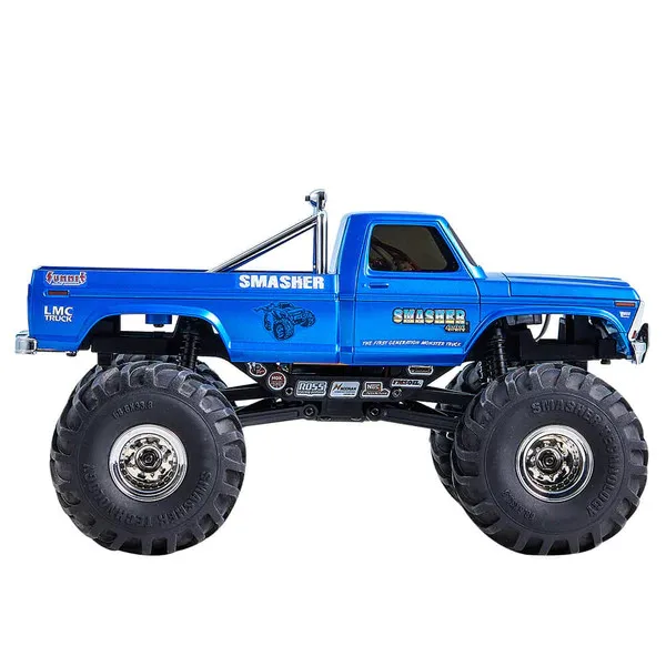 Cheap Two speed Crawler Pickup Stunt  Car USA-1 FMS 1/24 FCX24 Max Smasher V2 Electric Mini RC Monster Truck RTR 4WD Vehicle Toy