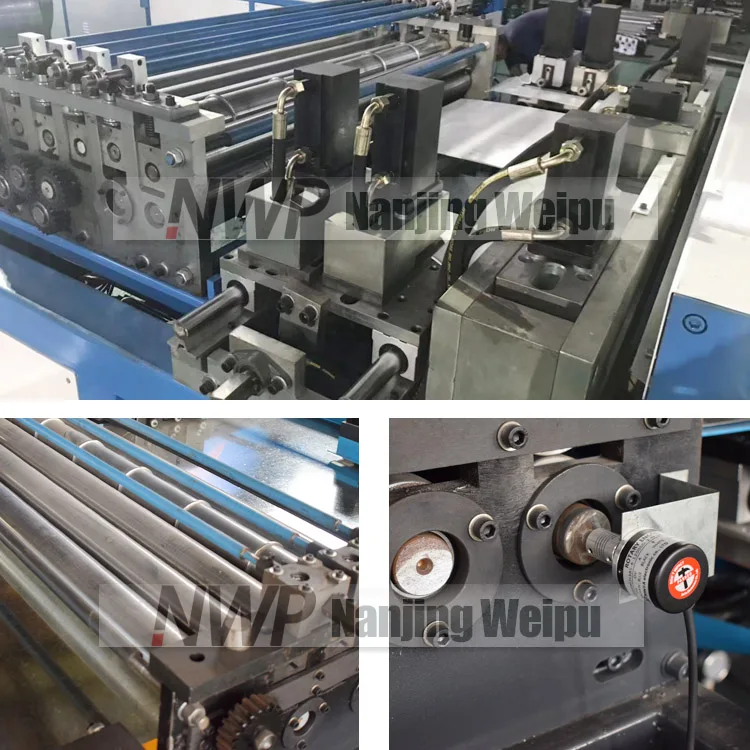 Weipu Supply Ventilation Duct Manufacturing Machine Auto Air Duct Production Line 5