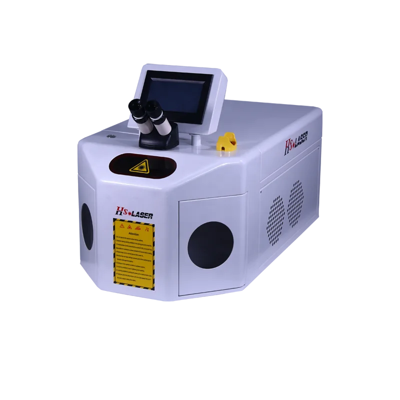 HS LASER Desktop jewelry metal gold repair laser welding machine for welding and repairing gold and silver necklaces