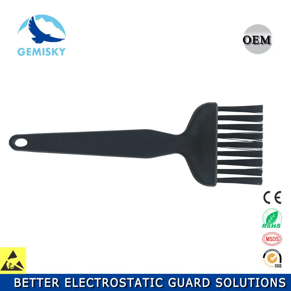 Esd Tools Anti Static Brushes With Conductive Gemisky Bristle Anti Static Brushes With Conductive Nylon Bristle