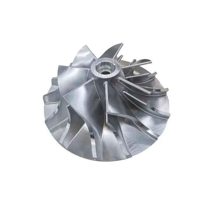Top quality custom turbojet engine impeller aluminum precision CNC machining component parts