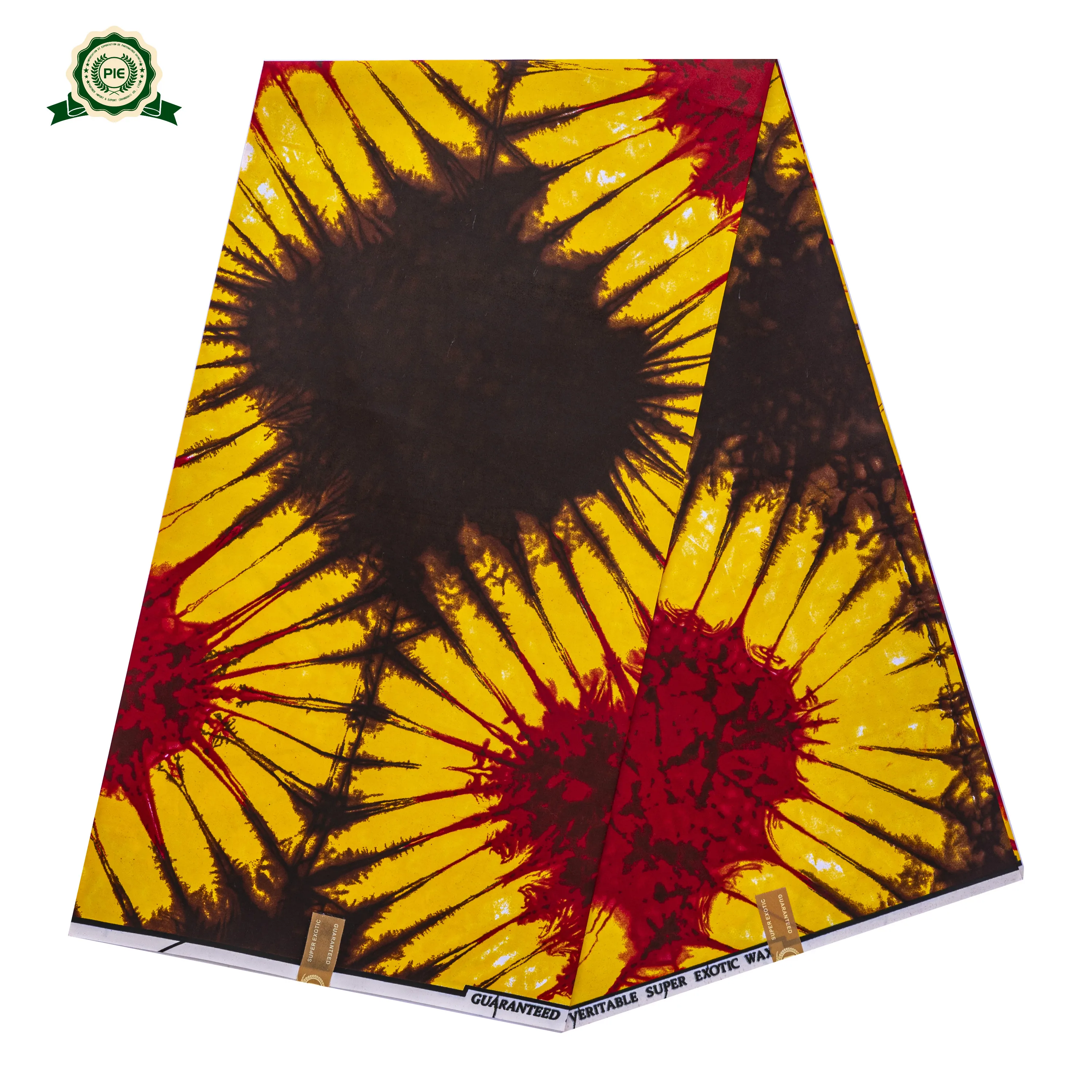 2021 Новое поступление, одежда в стиле листвы, платья, 100% хлопок, ткань с Африканским восковым принтом