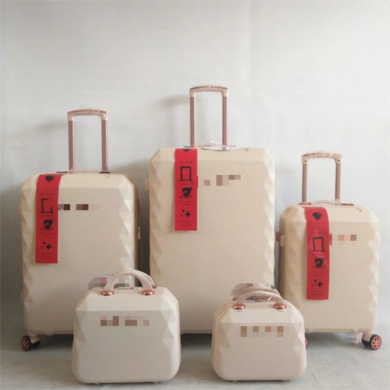 Lightweight ABS Luggage Sets 5 pcs Travel Bags Travel Suitcase Set Travel Trolley Bag Carry-on Baggage