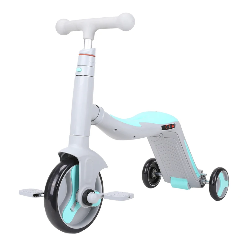 New Design Safe Portable Kids Tricycle Flexible Adjust with Seat 3 en 1 PP Wheels China Manufacturer for Children Kick Scooters