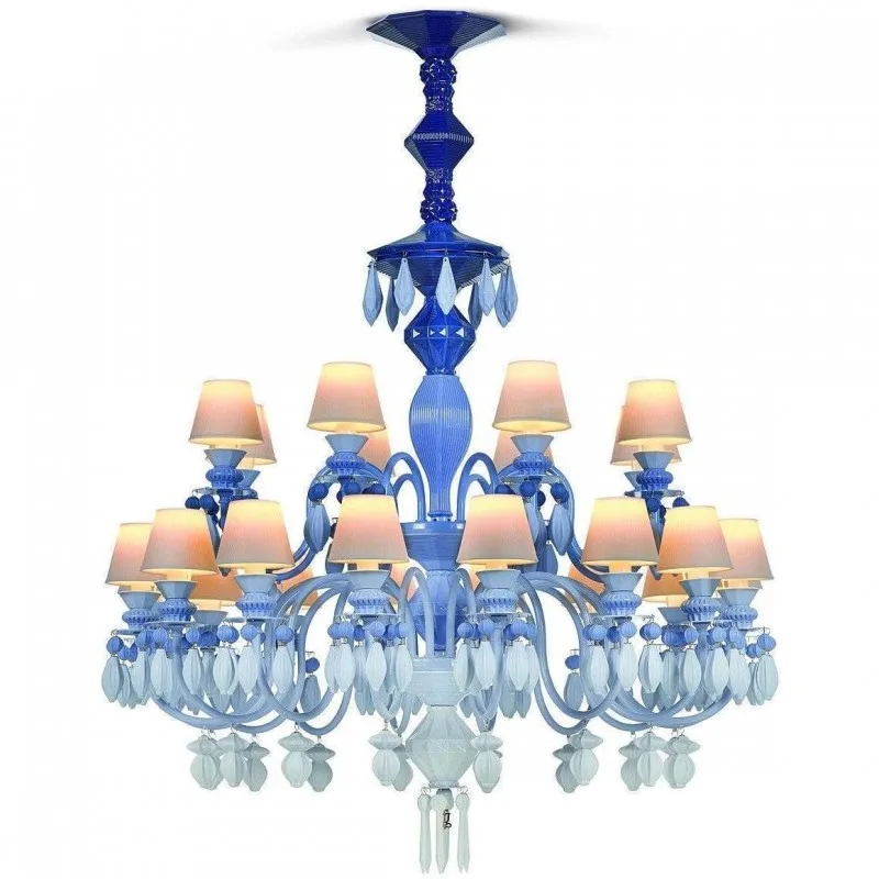 Creative Colorful Decorative Customize High Quality Custom  Chandelier  For Hotel Hall Castle Villa Lobby Foyer