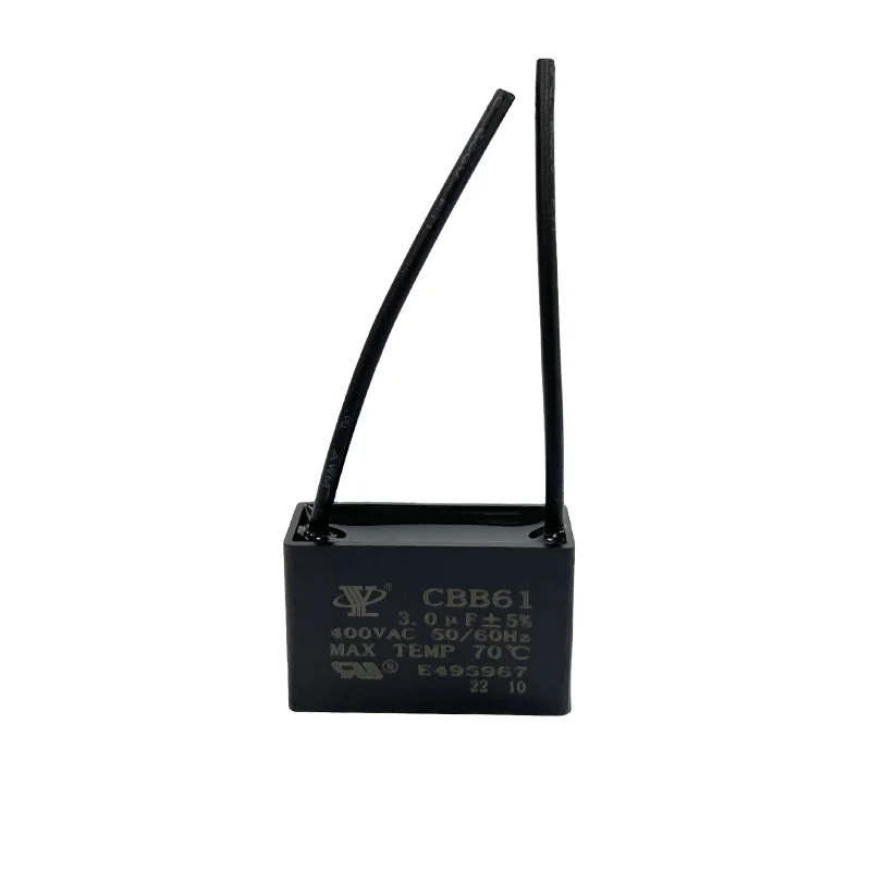 R-YL1020 CBB61 Positive Ear 3.0uF 400v Capacitor 70 Degrees Celsius 40/85/21 for Circuits And Devices