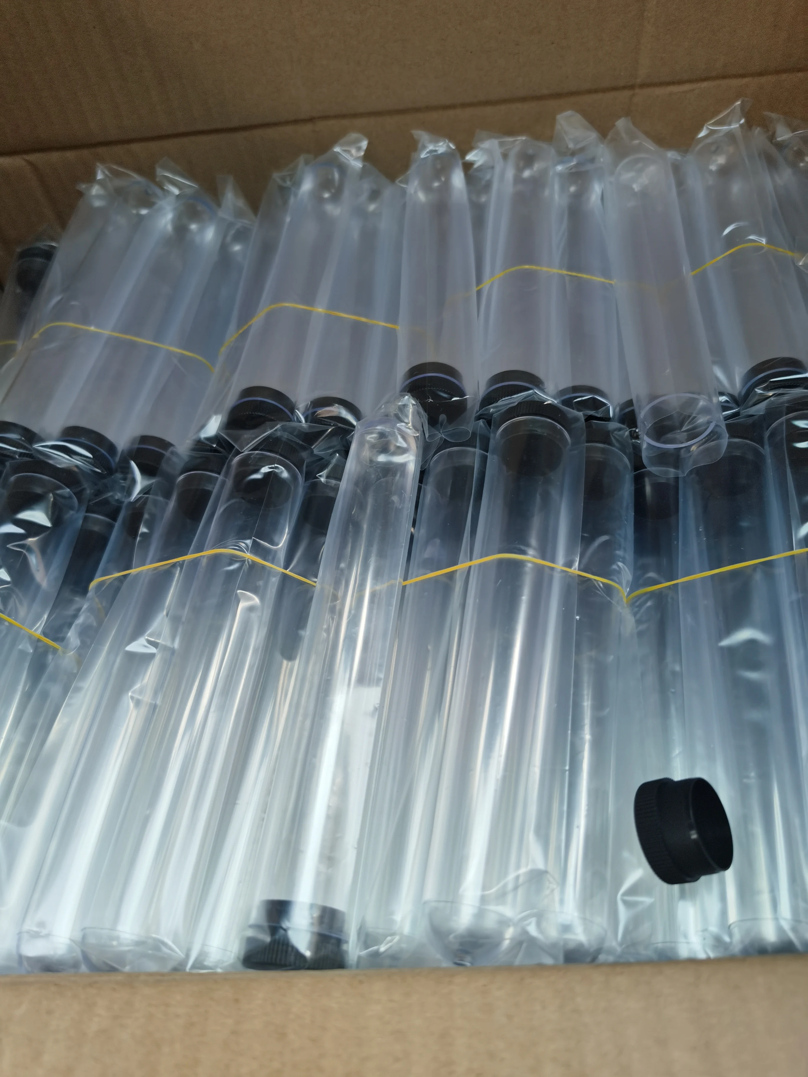 2022 Best sell Clear plastic Cigar Tubes 22mm x 162mm