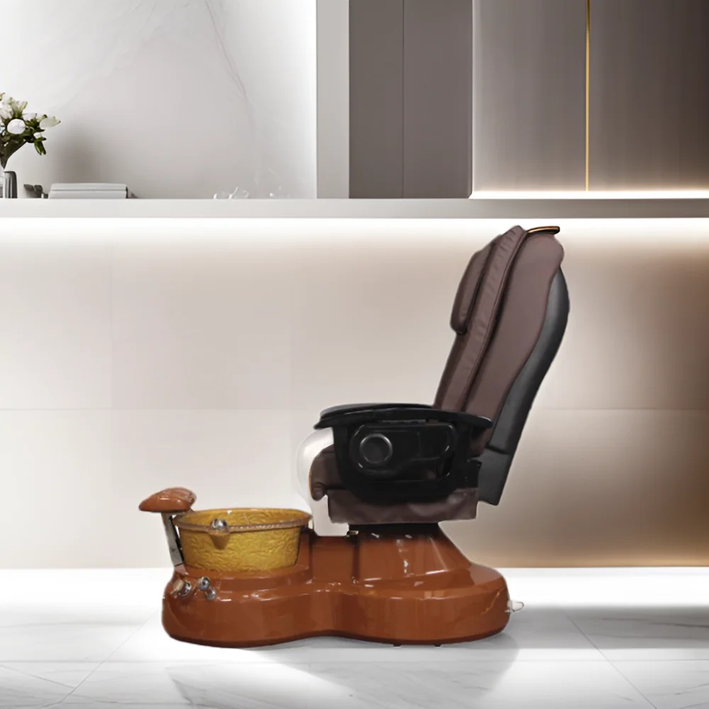 Wholesale manufacturer of nail enhancement equipment diamond leather band massage high end foot chair