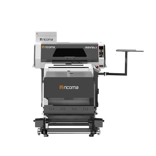 RiCOMA Factory Dtf Printer 60cm 2 Heads Dtg Printer T-shirt Printing Machine Digital T Shirt Printing