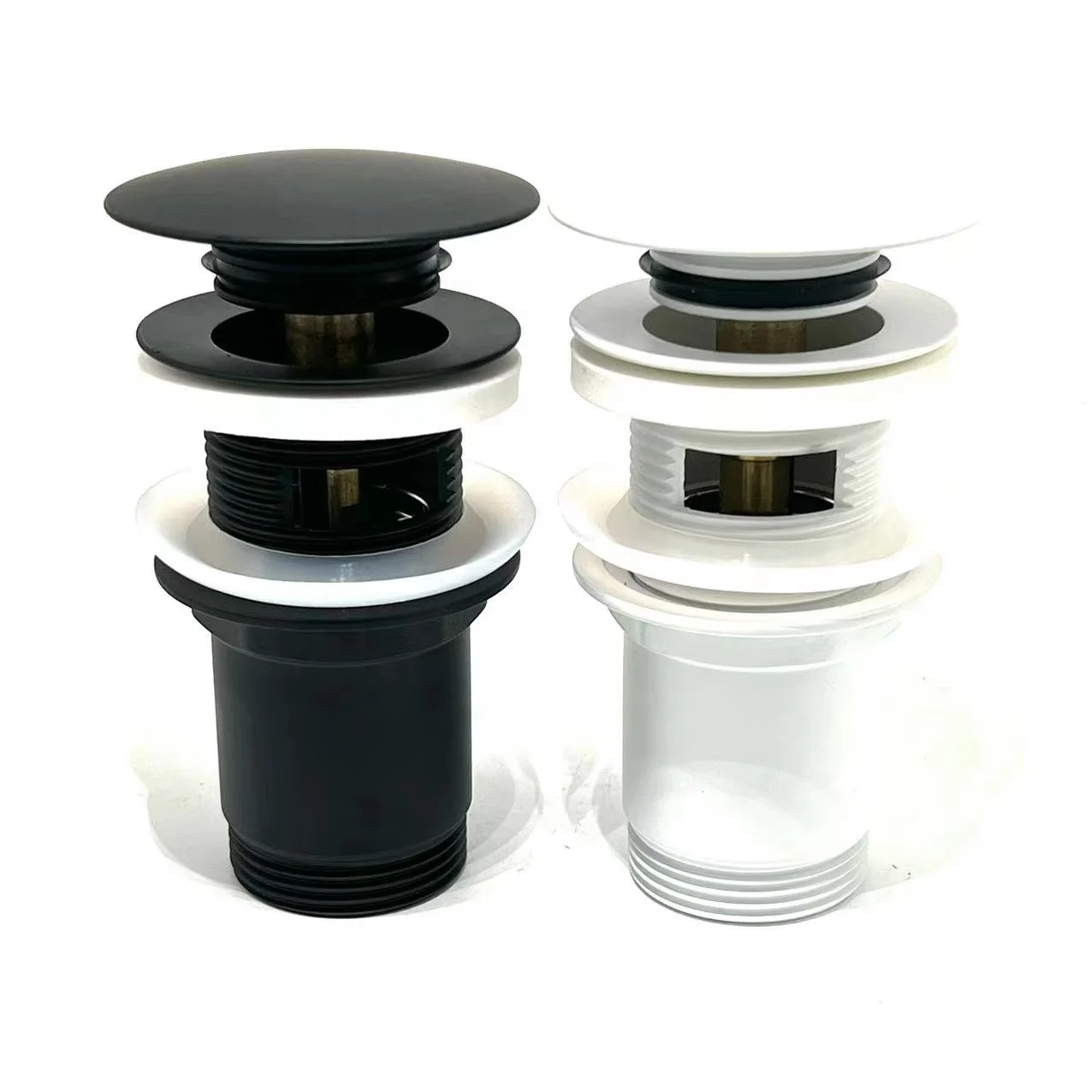 Hot selling Slotted Black Spray Paint Click Clark Pop-Up Waste Sink Drain with Easy to Clean Filter