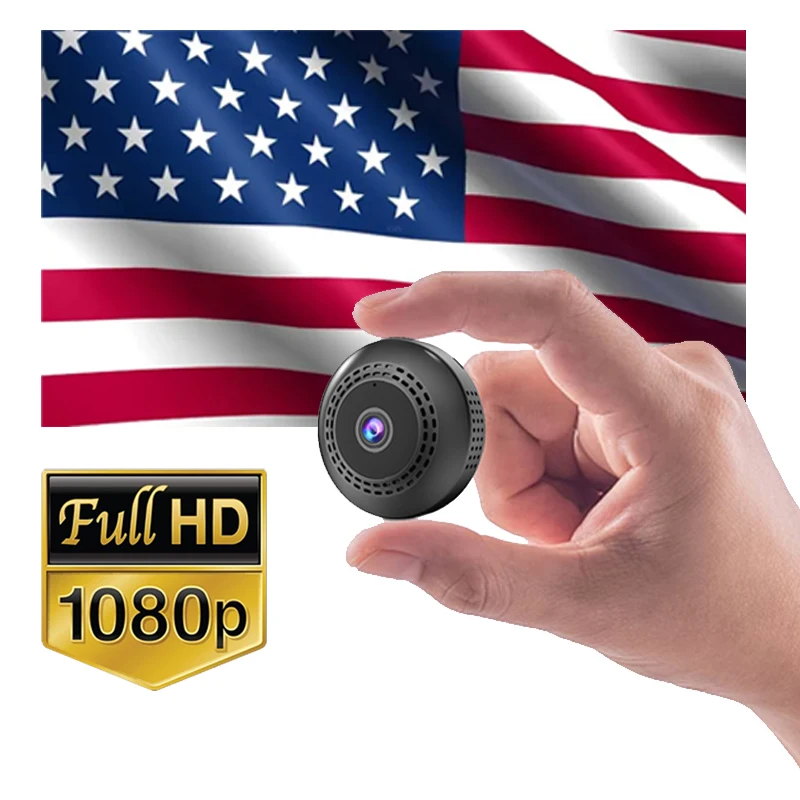 Home Office Motion Detection Night Vision 1080p Detector  Surveillance Wifi Wireless Home Mini Ip Camera