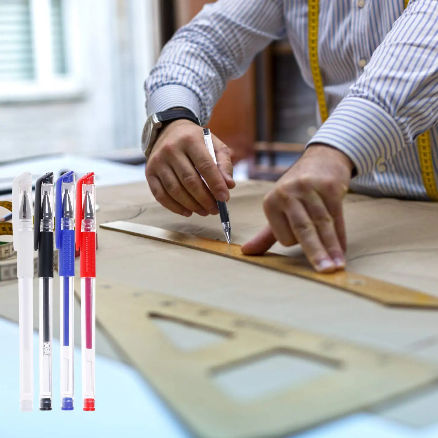 Heat Erase Pens Heat Erasable Fabric Marking Free Refills for Sewing,Quilting and Dressmaking