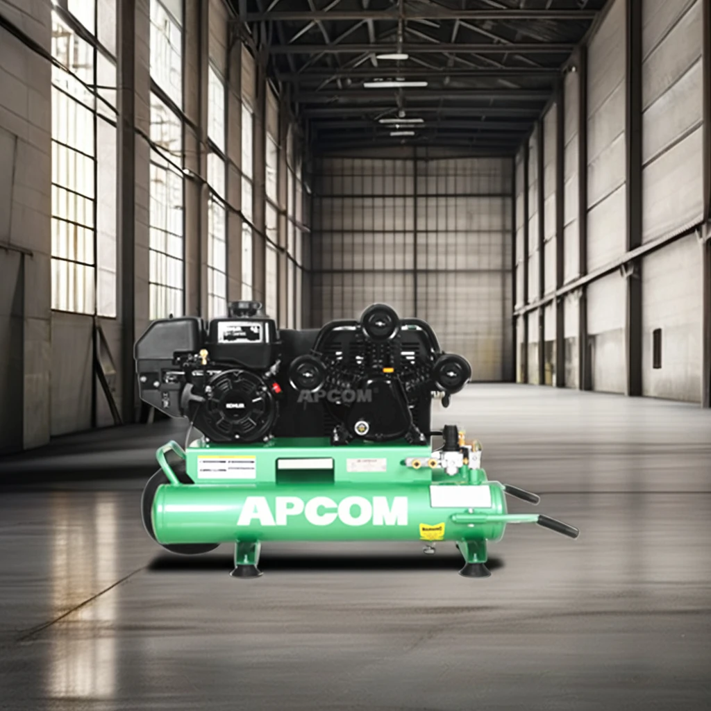 APCOM Engine 4hp 5.5hp 6.5hp 7.5hp 13hp 15hp petrol gasoline air compressor 50L 100L 150L 50 80 100 300 litre air compressors