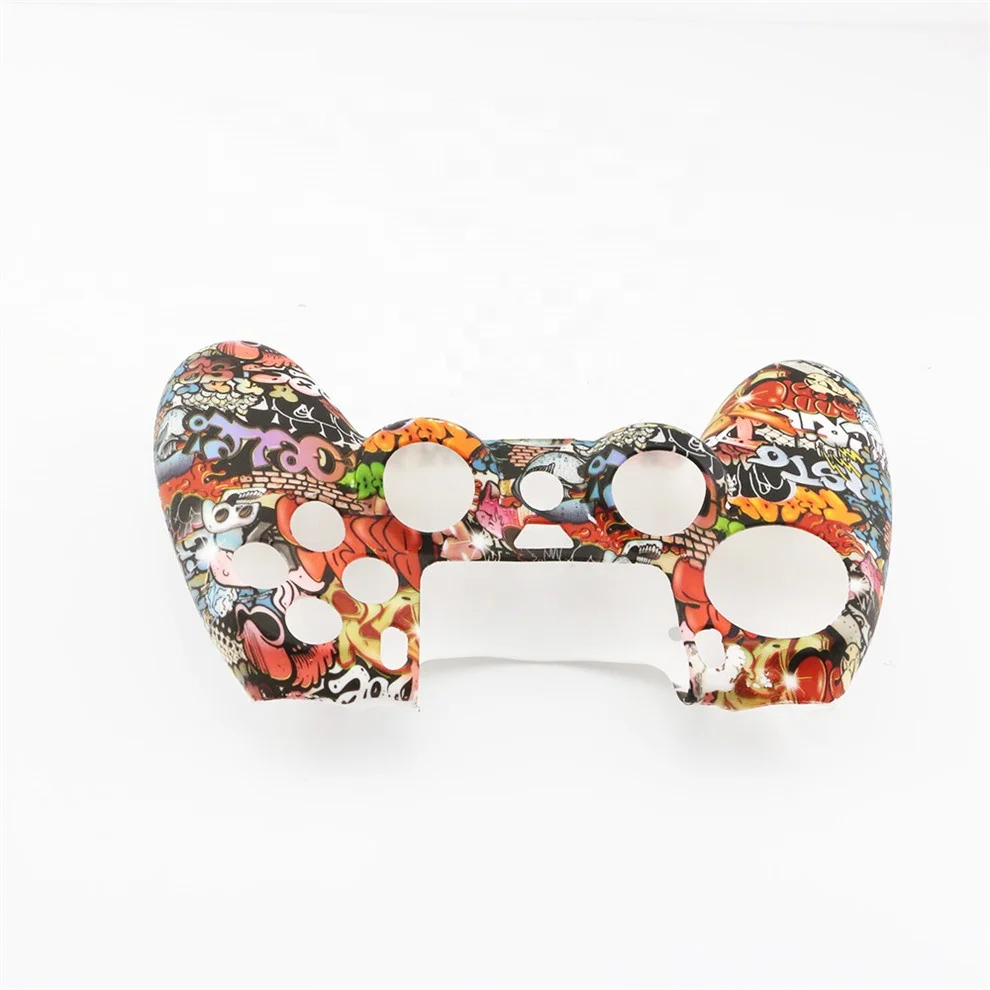 Аксессуары для игр, камуфляжный силиконовый чехол, силиконовый чехол для контроллера PS5