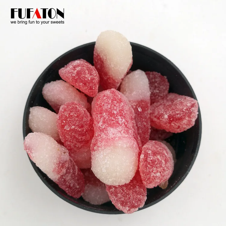 Colorful gummy body parts finger gummy candy for Halloween