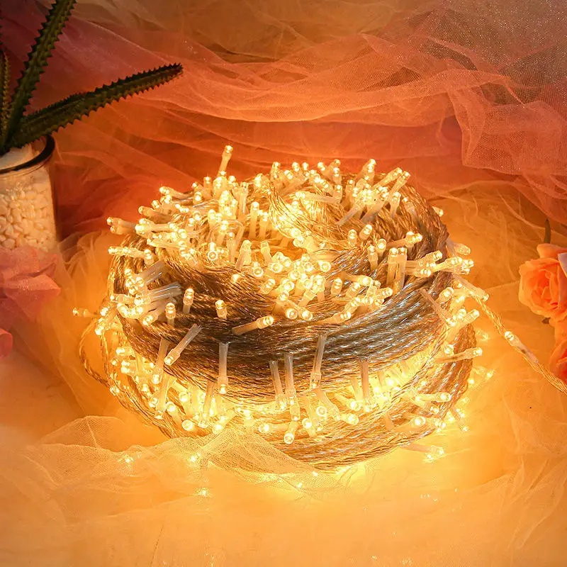 Outdoor Waterproof LED Christmas Lights Garland 10m 20m 30m String Lights for Decorations IP44 Rating 220V