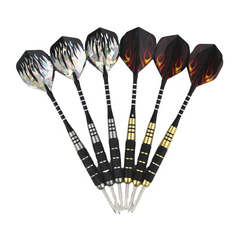 Professional metal dart High Quality 6pcs Metal Tip Aluminum Shaft Darts Custom Safety Darts