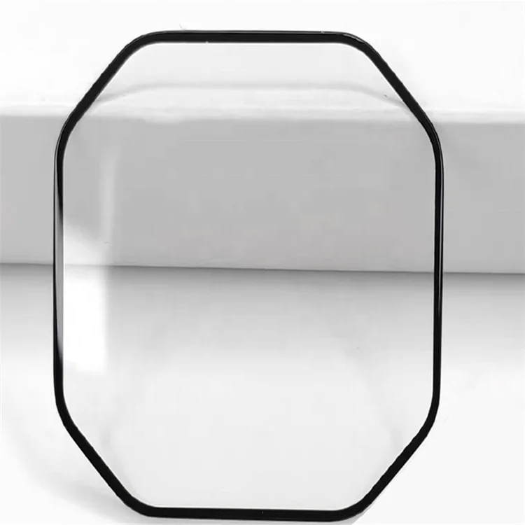 cheaper tempered gorilla/D263t/borosilicate float transparent glass silkscreen touch screen display custom size screen protector