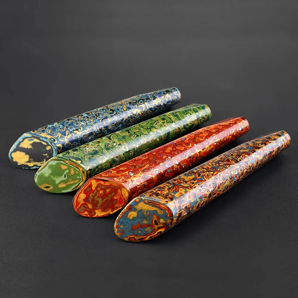 XITUO Boutique handmade traditional lacquer kitchen knife handle vintage auspicious cloud pattern DIY knife spoon spatula handle