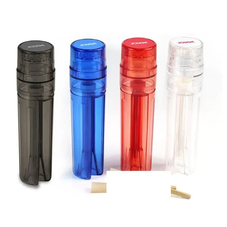 Portable Plastic Herb Grinder and Cone Filler Popular Kitchen Outdoor Roller for Cigarette Filters Tobacco Grinder