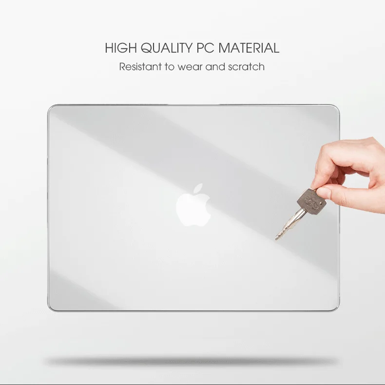 Прозрачный матовый мягкий жесткий защитный чехол для ноутбука Macbook Pro Air 13 14 16