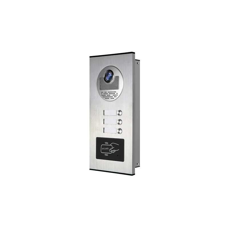 Easy Install 4 Wired Tuya WIFI Smart Doorbell with IR Night Vision Camera 9 inch Indoor Monitor for Villa Ring Camera