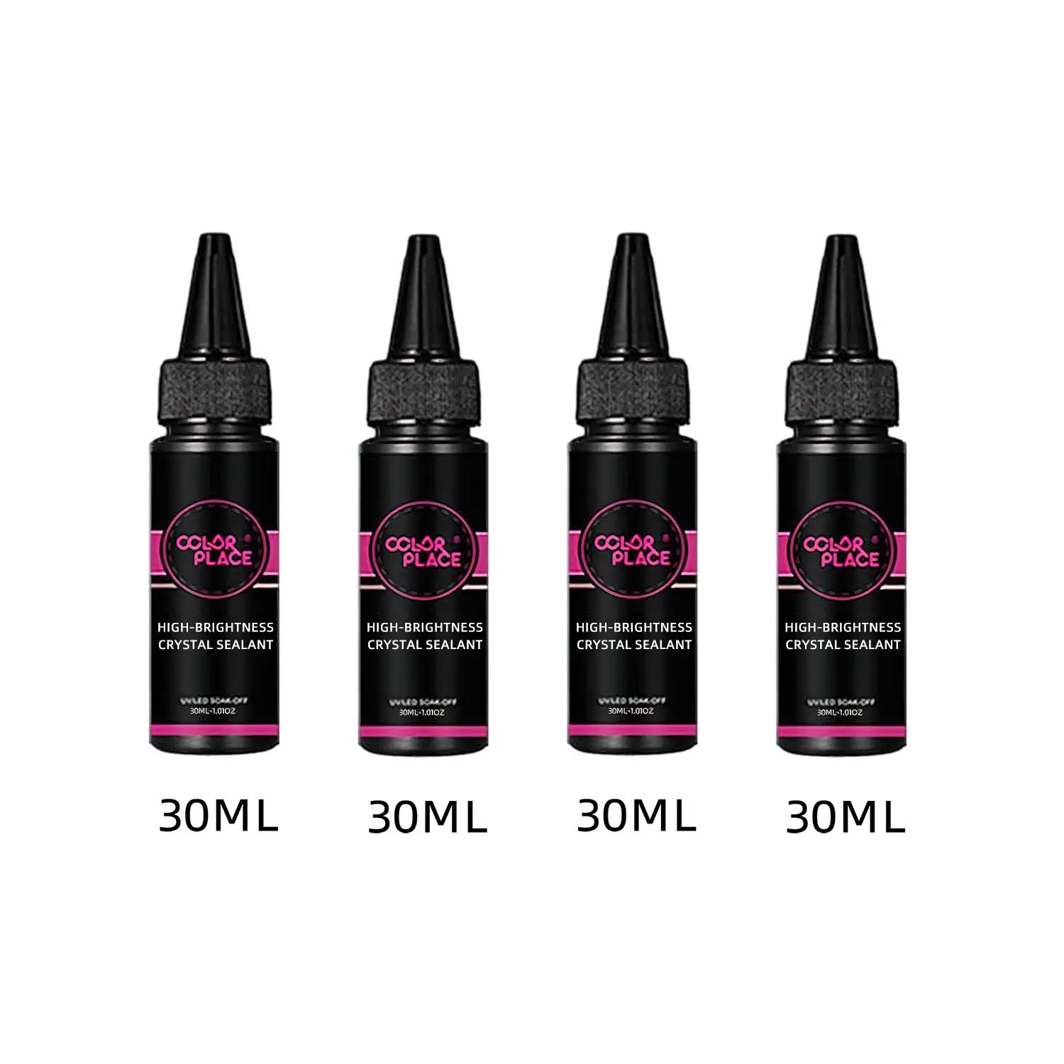 Wholesale Bottle Space Steel No Wipe No Stick Diamond Matte Top Coat Nail Polish High Shine Big Volume 1kg 25ml Top Coat